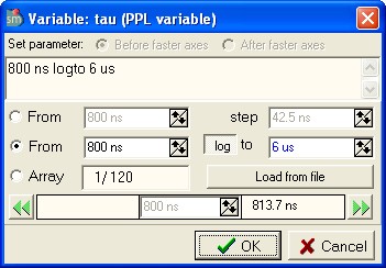 Variable Edit Dialog
